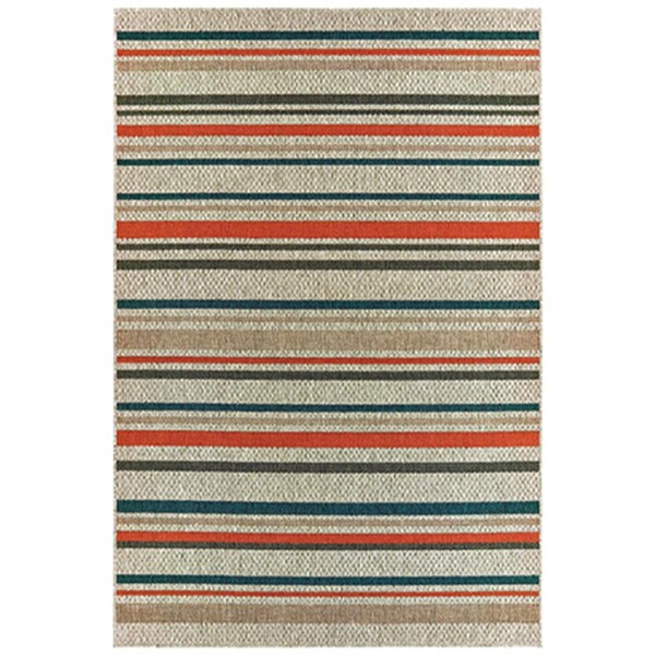 Oriental Weavers 1 ft. 10 in. x 7 ft. 6 in. Latitude Rectangular Area Rug Grey L602W3058230ST - main